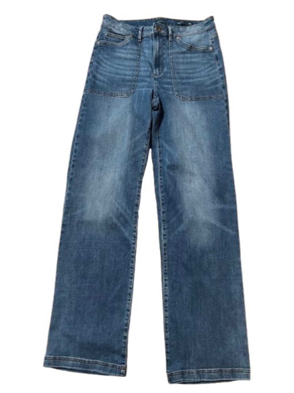 J.Jill Denim High Rise Wide Leg Blue Jeans Size 10